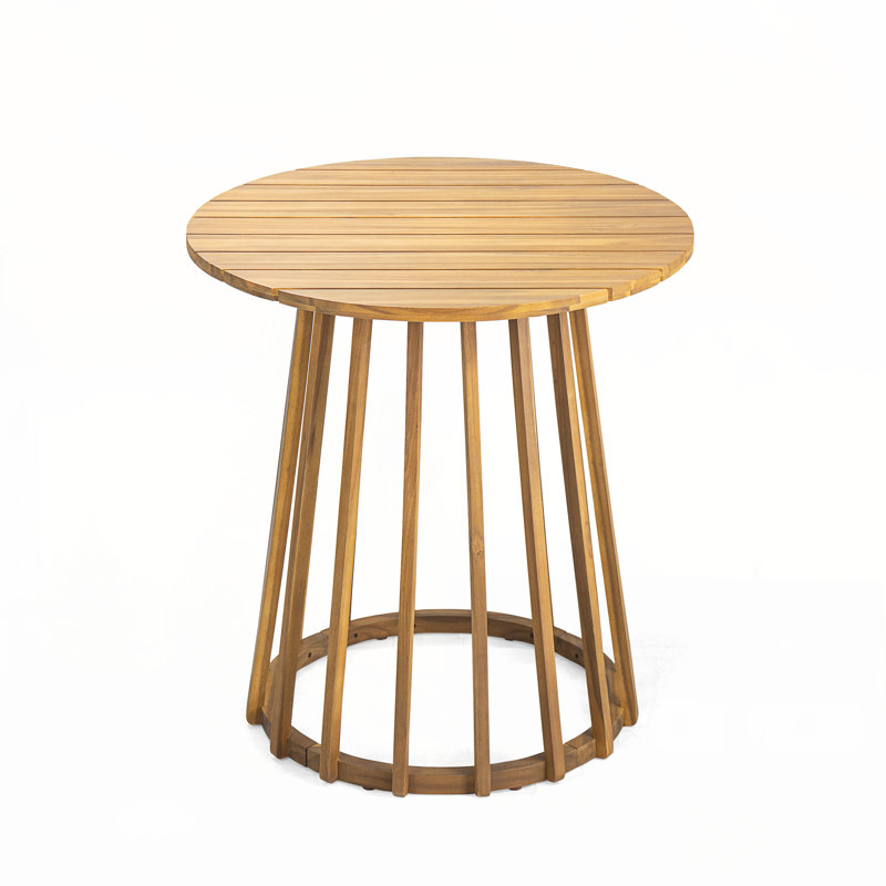 Immogen Acacia Wood Round Dining Table