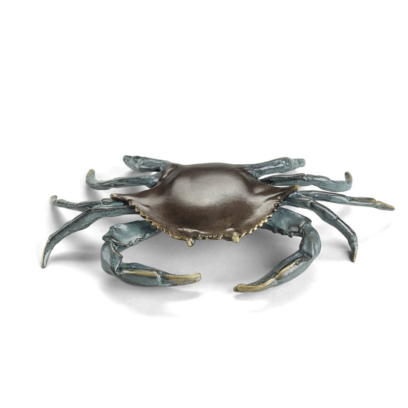 Grande sculpture crabe Bluepoint