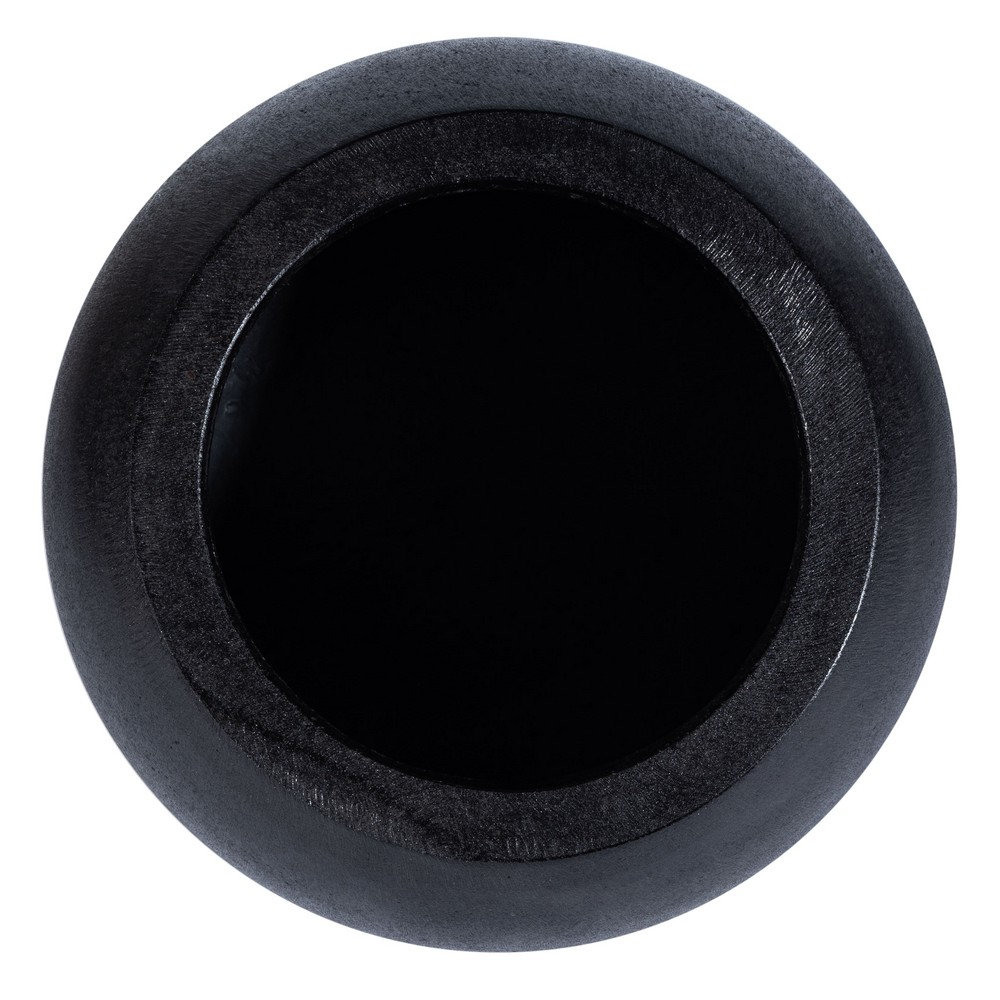 Mcgill Pot Planter, 12.7" H x 15.7" W x 15.7" D, Black