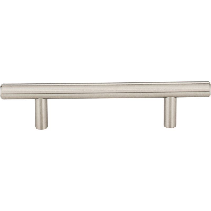 Naples 3 3/4" Center to Center Bar Pull, Satin Nickel