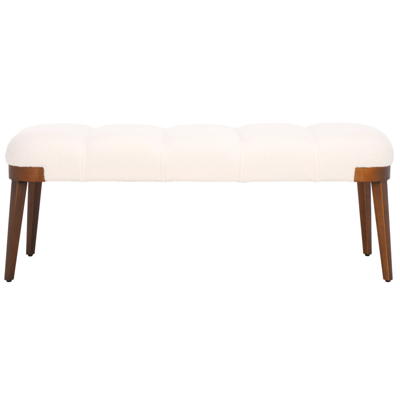 Lebna Velvet Upholstered Bench