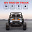 AIYAPLAY Kids Ride on Car, 12V Electric Truck w/ Horn, Lights, USB-105989957