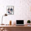 «Abstract Geometric», reproduction en rose-1033957700-1033957701