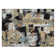 Machine Washable Indoor/Outdoor Husby ACN2212 Abstract Rug