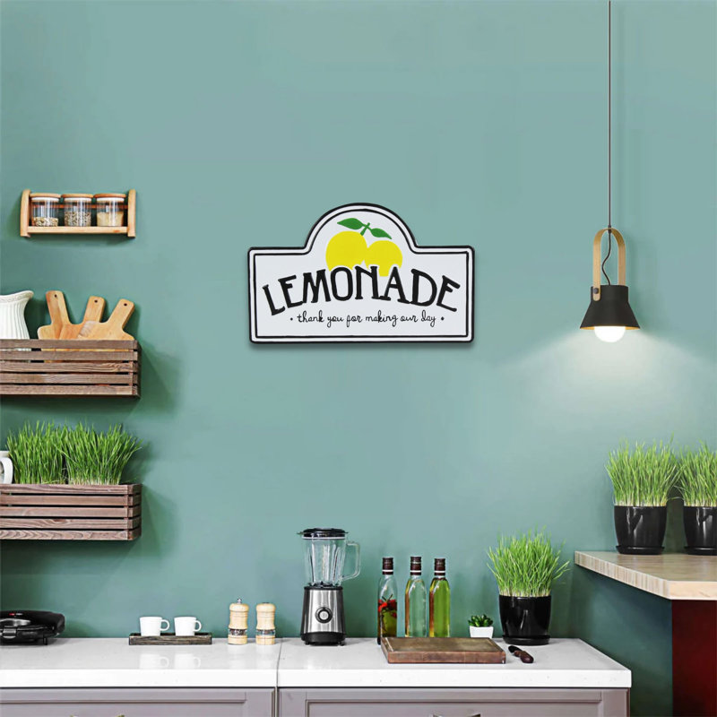 Lemonade Inspiration Sign, Black