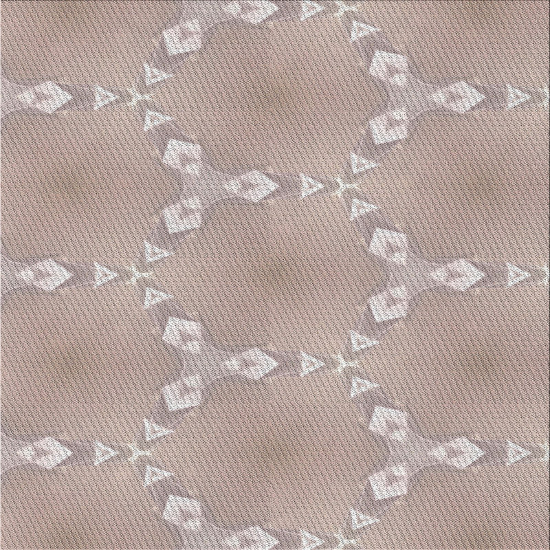 Geometric Indoor Rug, Square 5'