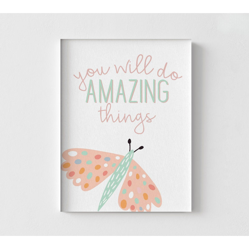«You Will Do Amazing Things Words of Affirmation Print», citations merveilleuses, décor pour enfants positif, impression de salle de jeux pour enfants, art de l'amour pour bébé