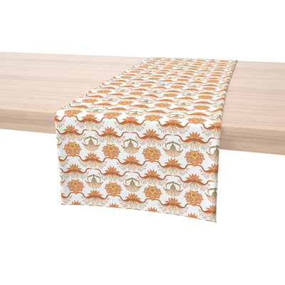 Table Runner, 100% Cotton, Floral 130