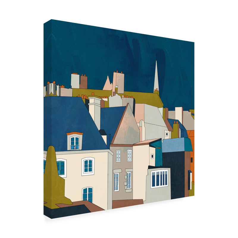 Art sur toile «ologa bolan rut », Saint Malo Kopie, H 18 po x l 18 po