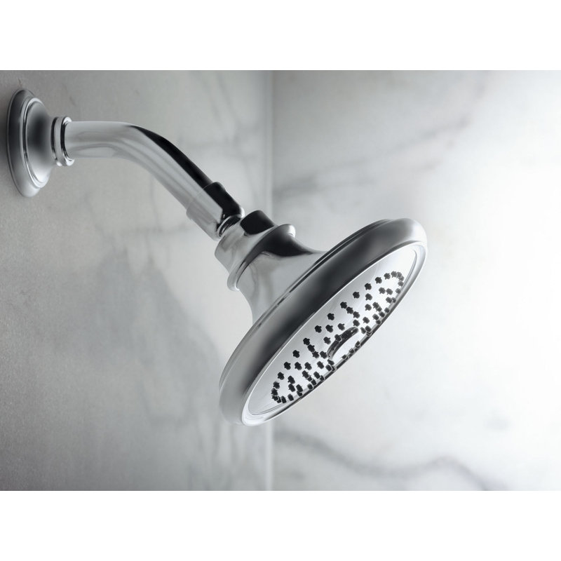 Bellis® Air-Induction Showerhead with Arm, Polished Chrome