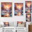 «Coral Orange Iceberg Glacial Symphony II», reproduction sur toile-2068408736-2068408740