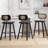 26" Upholstered Rattan Back Counter Height Bar Stools-712527878-712527879