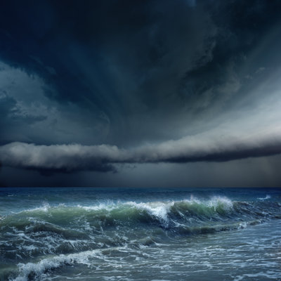 " Stormy Weather " Painting Print