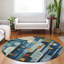 Tapis bleu intérieur / extérieur lavable à la machine Cicel ACN1125-100196847