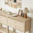 63" Console Table, Long Sofa Table with Drawers and Lower Shelf