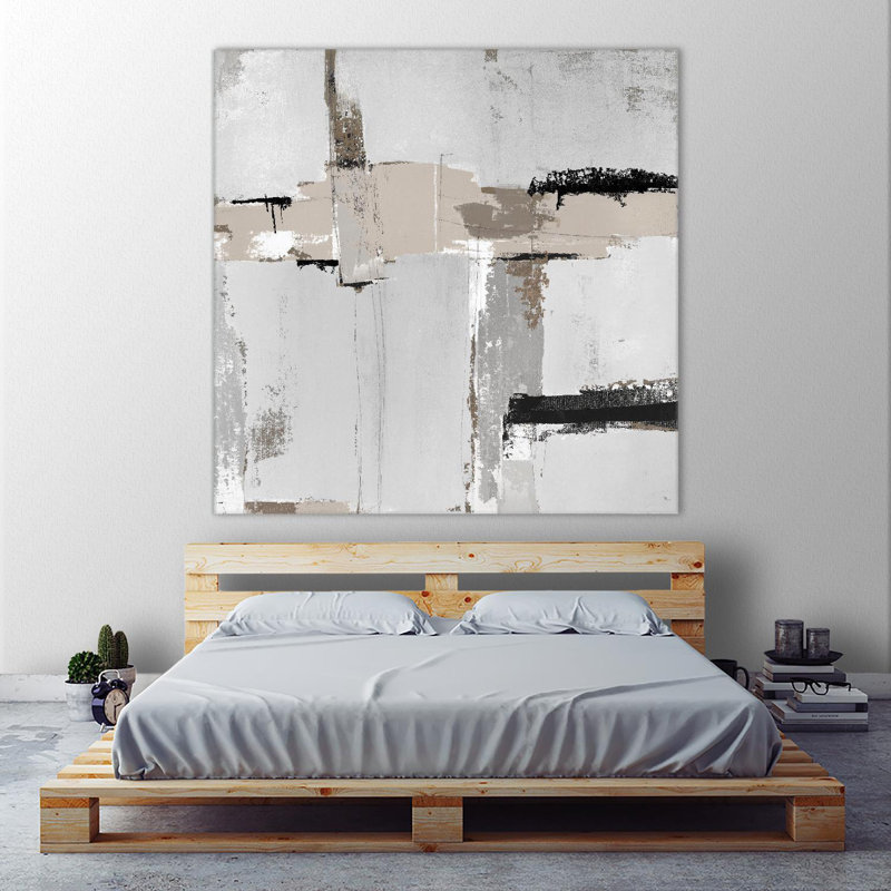 «Off Edge I» sur toile par Daleno, reproduction d'art, H 54 po x l 54 po x P 1,5 po