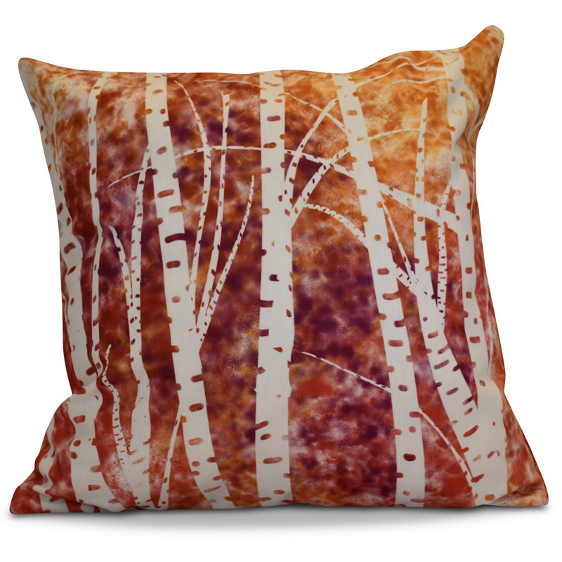 Flipping For Fall Reversible Throw Pillow, 20" H x 20" W x 7" D, White