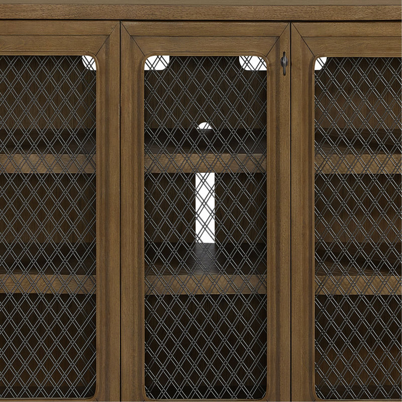 84" Console - Almond