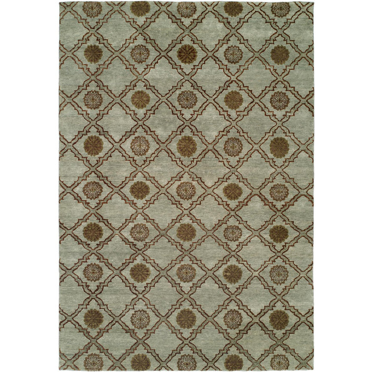 Wool Geometric Indoor Rug