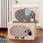 3 Sprouts Collapsible Toy Chest Storage Bin for Kids Playroom, Sheep