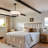 5 - Light 19.69“ Modern Drum Chandelie With White Fabric Drum Shade For Kitchen Island Living Room Bedroom-118849922