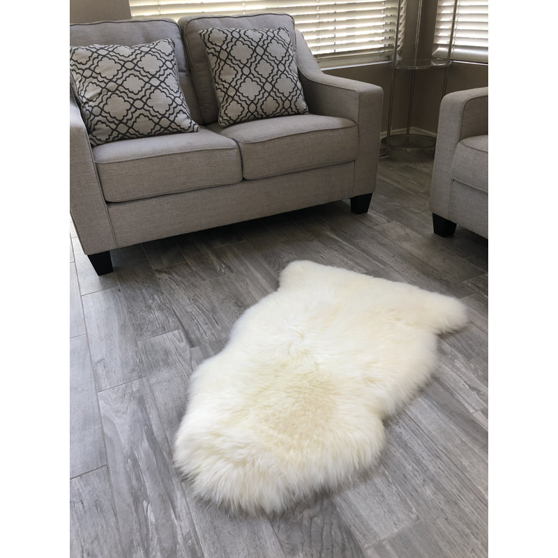 Widcombe Performance Faux Sheepskin Washable Indoor Rug, Novelty 2' x 3'