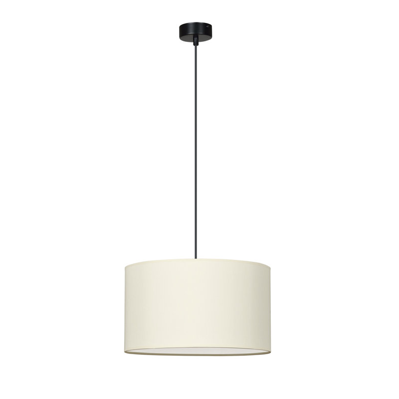 Pascua 1 - Light Drum Pendant, Ecru