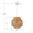 vine 3 layer pendant
