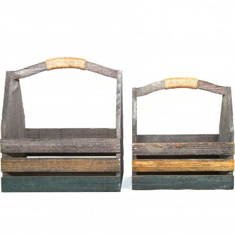 Longshore Tides Solid Wood Crate