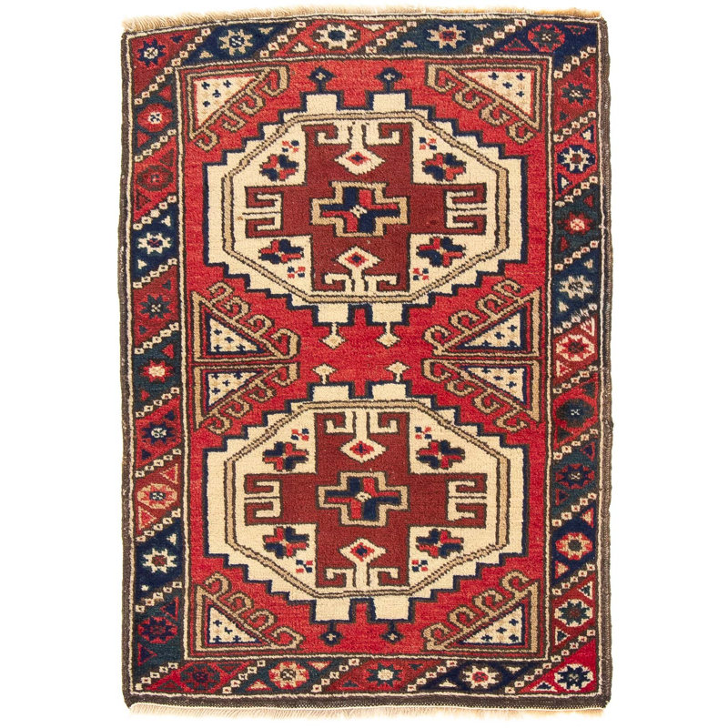 Oriental Wool Hand Woven 74cm X 103cm Area Rug