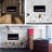 Allmeria Wall Mounted Electric Fireplace with Remote, Adjustable Flame Color, Timer, and Heat-21334159
