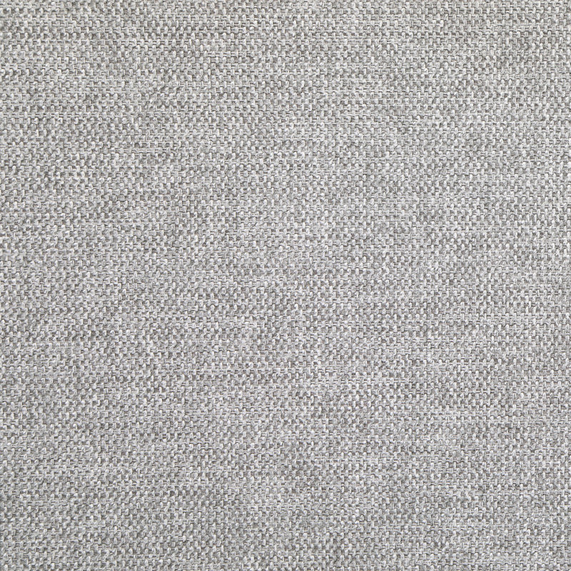 Canapé modulaire sans accoudoirs Seh avec coussins moelleux, tissu doux, Tissu gris clair