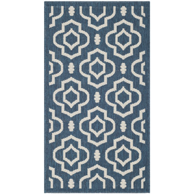 Tapis d'intérieur / extérieur à motif géométrique Herefordshire Performance