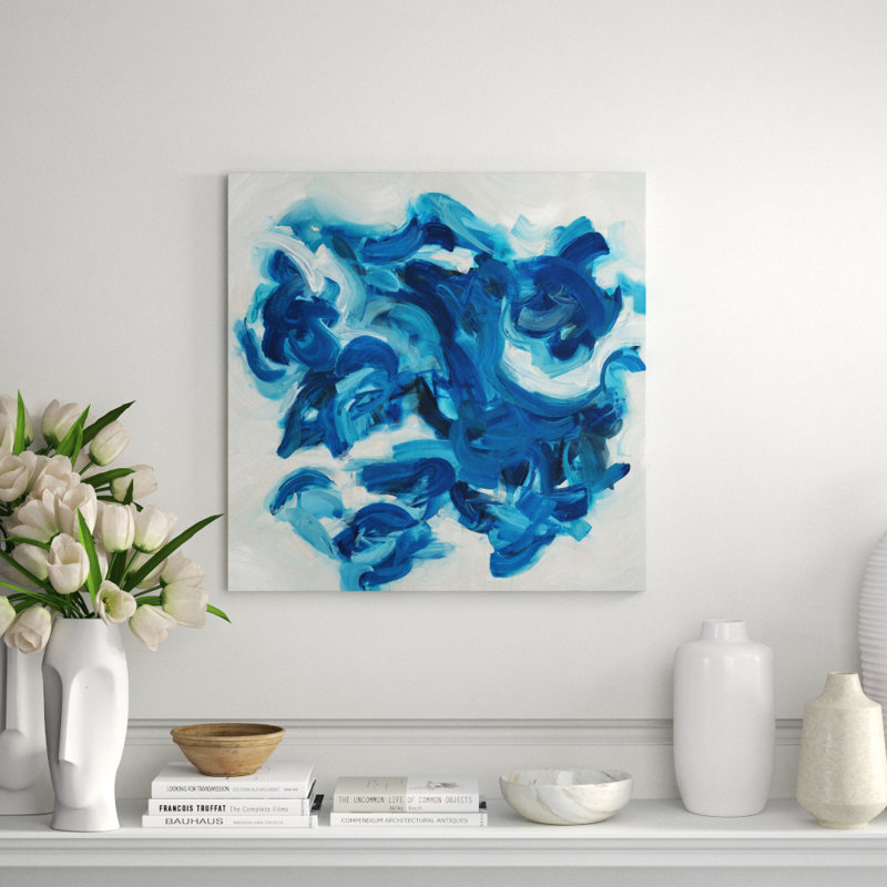 Albiceleste Print by D’Alessandro Léon, Image Brush Gel, 24" H x 24" W