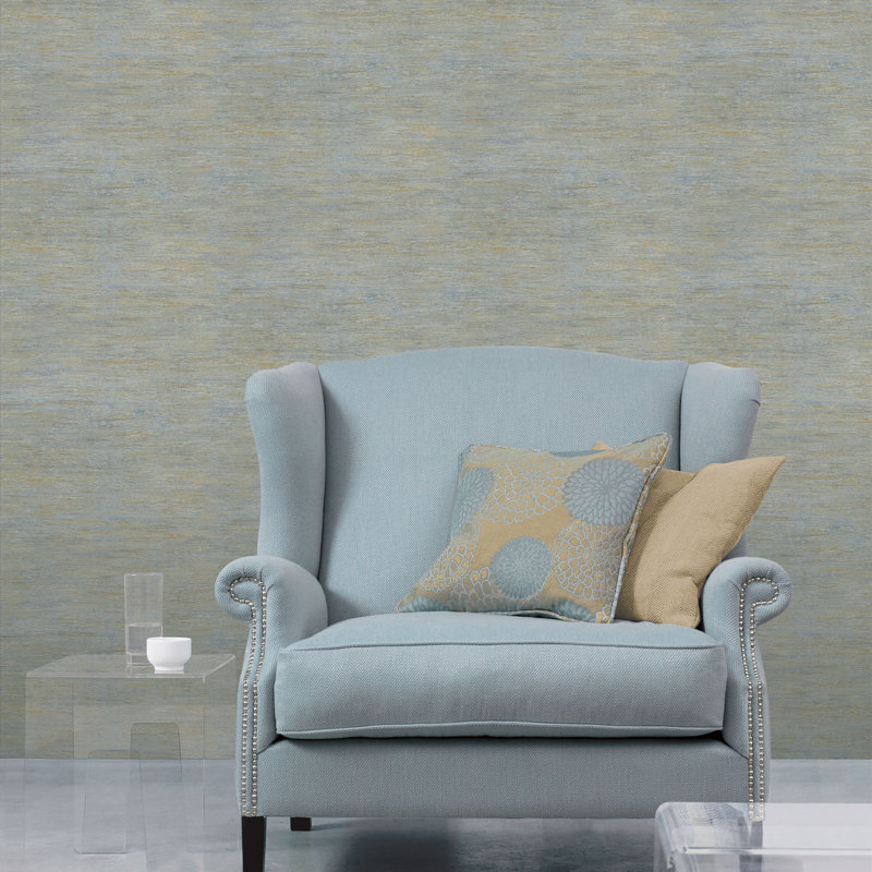 Classic Silks 4 Beige Sari Texture Wallpaper CI38261, Blue