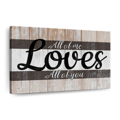 " All Of Me Song Typography " by Faithinart