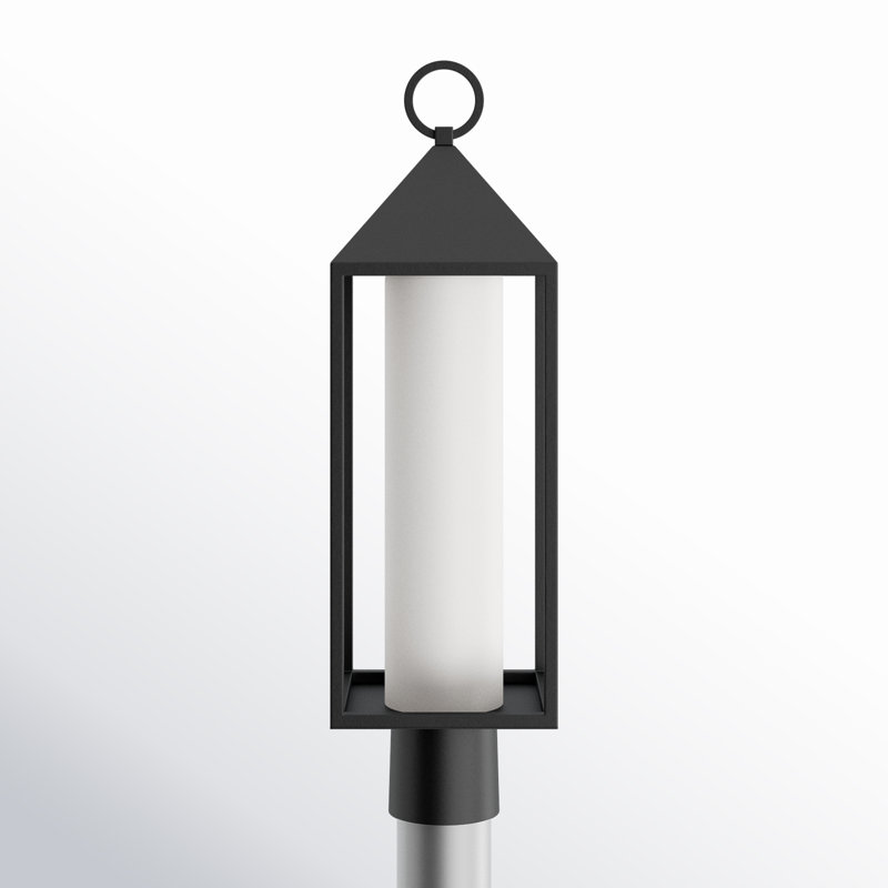 Munich Black 1 -Light 24.25" H Hardwired Lantern Head