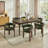 20" Seat Height Boucle Upholstered Arm Chair with Metal Legs-117671822