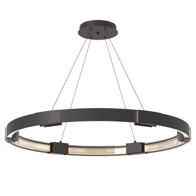Lustre unique en forme de roue à DEL à 12 lumières Aura