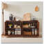Armoire de rangement ondulée à 4 portes-2089894451