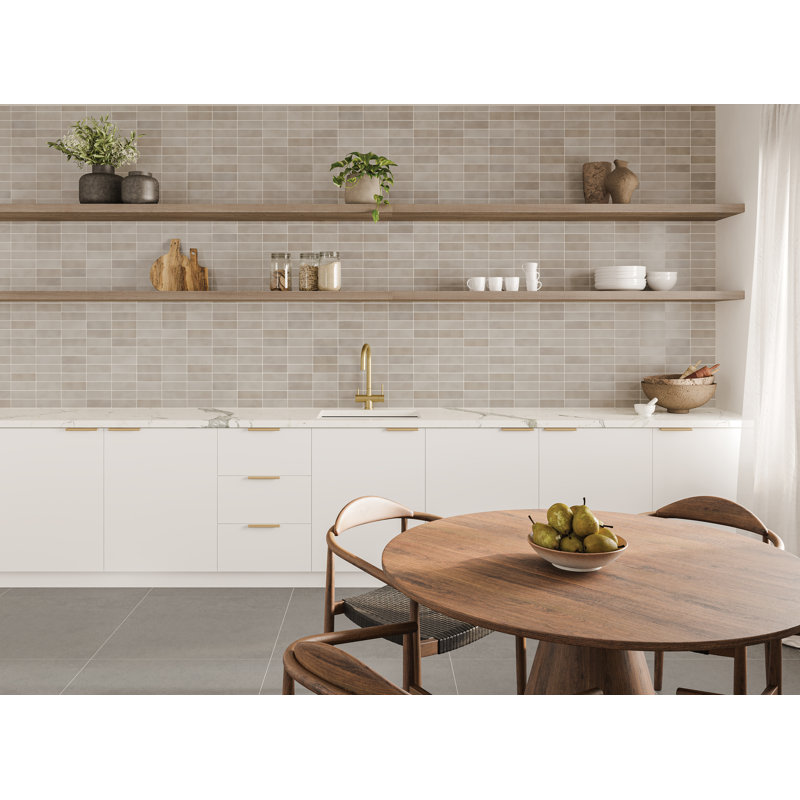 Carreau de porcelaine pour mur et plancher 2 po x 6 po Celine