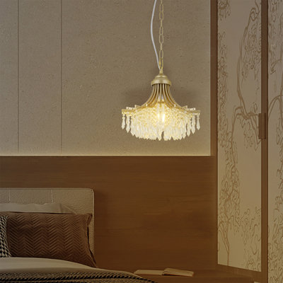 Lustre suspendu 11,75 "Dia X 10" H