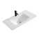 35.43" Modern Integrated Sink With Rock Panel Smooth Countertop No Faucet