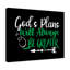 God's Plan - Wrapped Canvas Print-1459086729