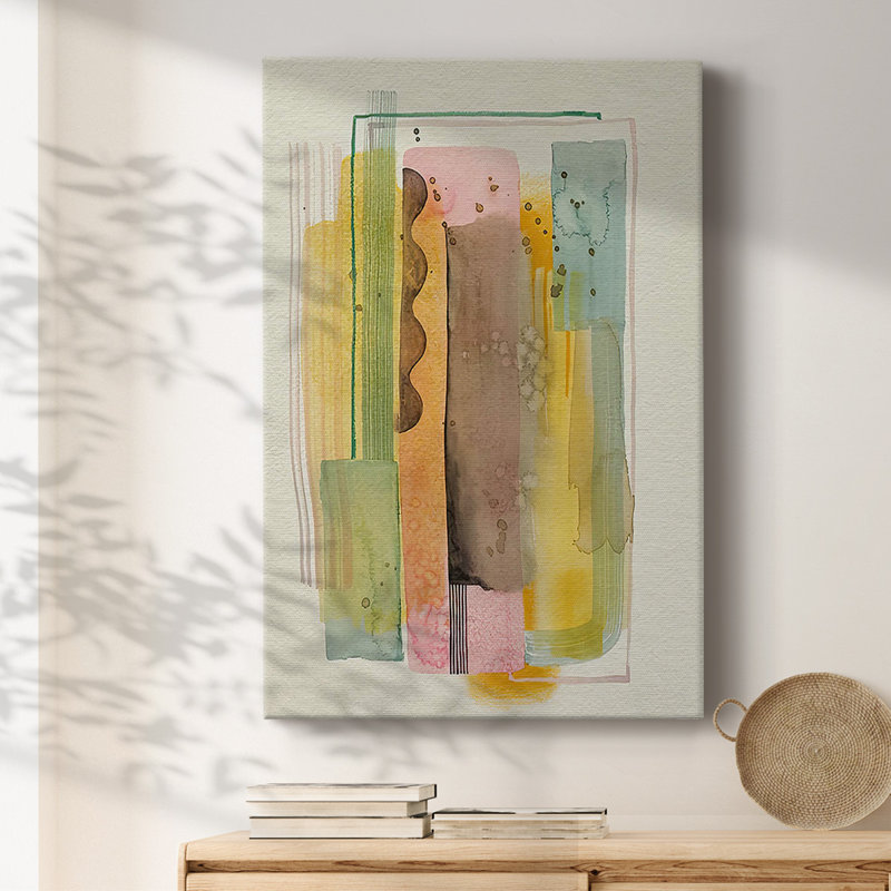 Eau et melon I sur toile, H 48 po x l 32 po
