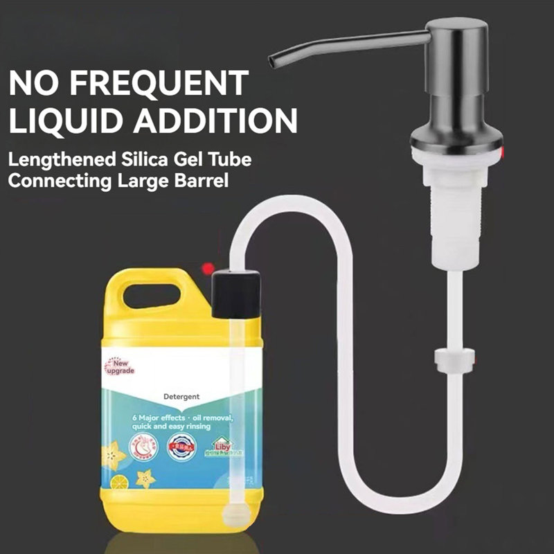 Soap Dispenser Spray Head With 47" Extension Tube Kit