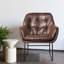 Faux Leather Armchair