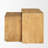 Set of Two Natural Solid Wood Frame Nested Tables