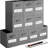 11X11 Storage Cube Bins (Set Of 10) Foldable Fabric Storage Cubes With 10 Labels Window Cards & A Pen,11 Inch Cube Storage Bin,Closet Organizers For Shelves,Cubby Organizer Boxes,-113709251