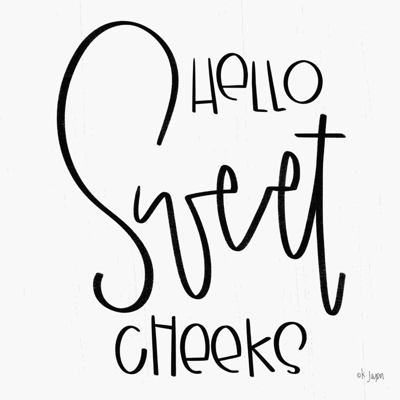 Hello Sweet Cheek 2884739, H 12 po x l 12 po